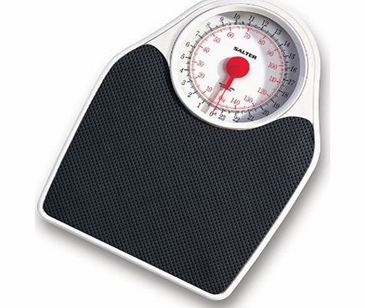 Mechanical Bathroom Scale - White and Black