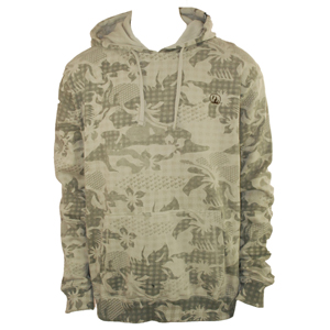 Mens Saltrock Camo Hoody. Pumice