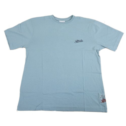 Mens Saltrock Running Man Tee Slate Blue