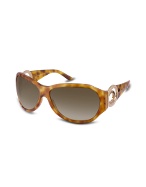 Gancini Cut-out Signature Temple Sunglasses