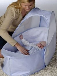 Pop Up Travel Cot - Blue