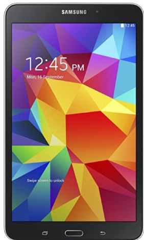 Samsung Galaxy Tab 4 7-inch Tablet (Black) - (Quad Core 1.2GHz, 1.5GB RAM, 8GB Storage, Wi-Fi, Bluetooth, 2x