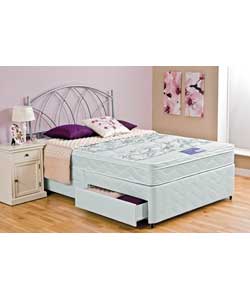 Layezee Beds Essence Cushiontop Double Divan Bed