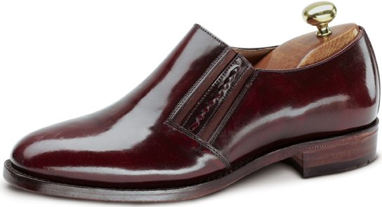 Samuel Windsor Classic Slip-On: Dark Burgundy