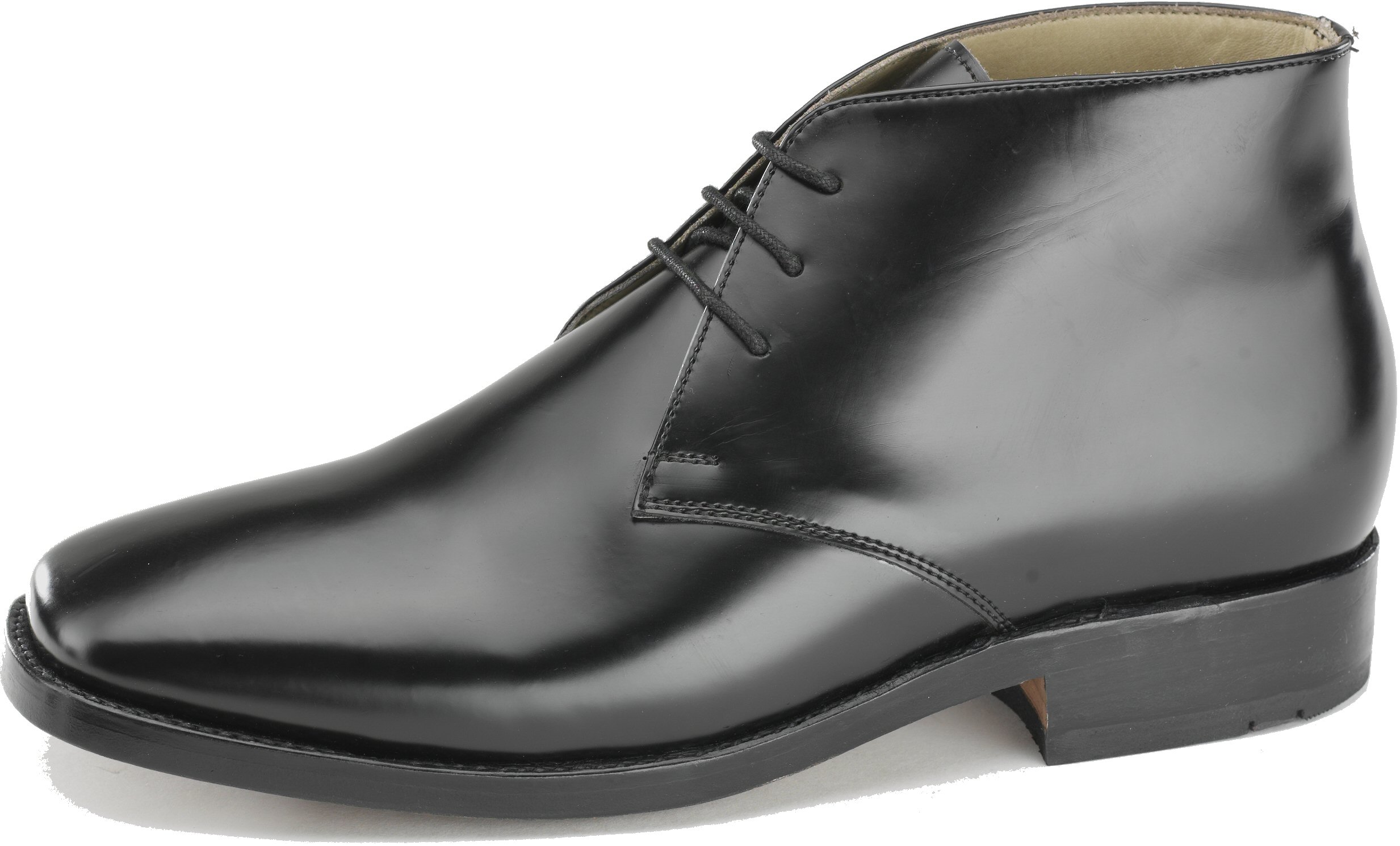 Samuel Windsor Square Toe Chukka: Black