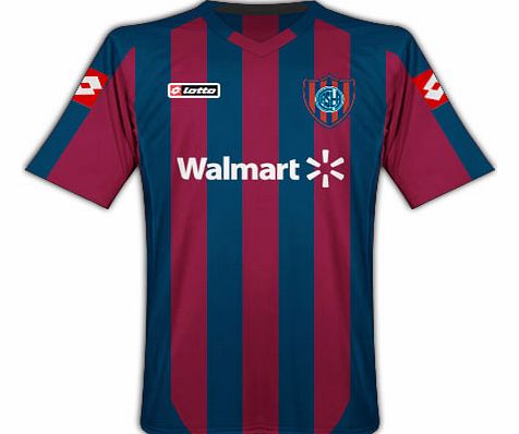 Lotto 2010-11 San Lorenzo Lotto Home Football Shirt