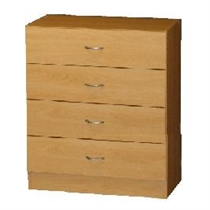 san Marino 4 Drawer Chest, Beech Effect