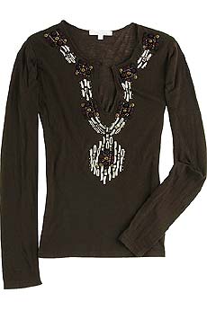 Sanchita Embellished cotton top