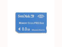 SanDisk 8GB Memory Stick PRO DUO