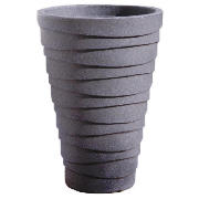 trojan 46cm plastic planter granite