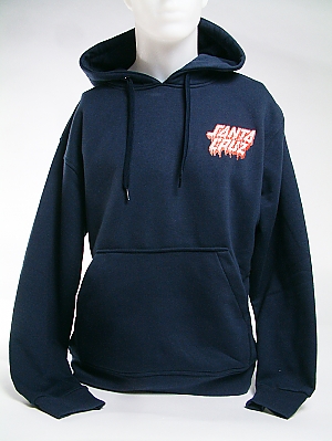 DECAYING HAND HOODY S804SH03 - INDIGO