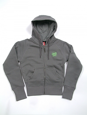 DOT FILL ZIP HOOD S851SH03 - CHARCOAL