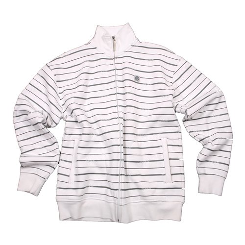 Mens Santa Cruz Data Zip Up White