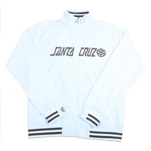 Mens Santa Cruz Mundial Track Top White