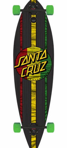 Santa Cruz Pintail Mahaka Rasta Longboard - 43.5