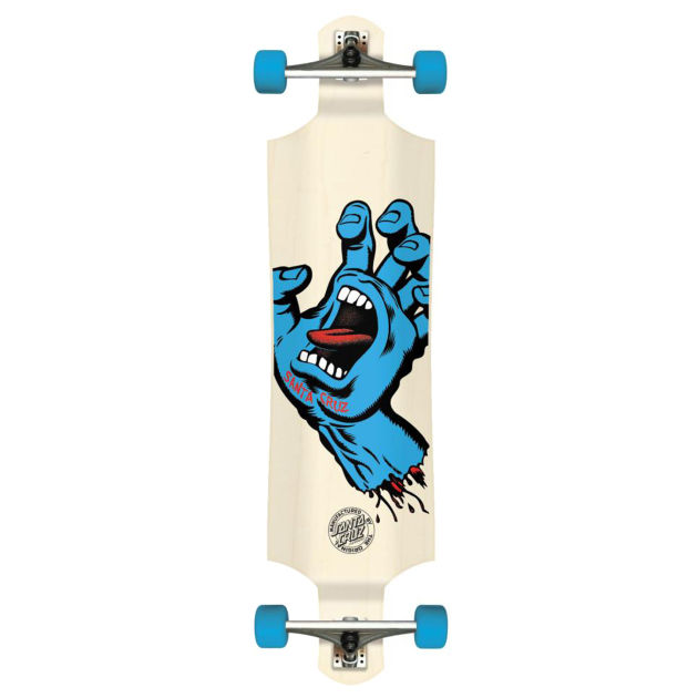 Santa Cruz Screaming Hand Drop Down Longboard -