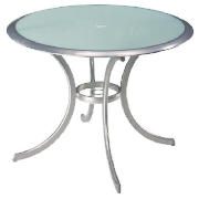 Aluminium Round Table White