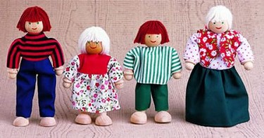 White Doll Family