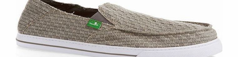 Sanuk Mens Sanuk M Weaver Shoes - Charcoal