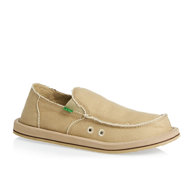 Sanuk Mens Sanuk Vagabond Shoes - Khaki