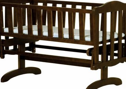 Saplings Glider Swinging Crib - Walnut