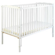 Jessica Cot With Mattress, White