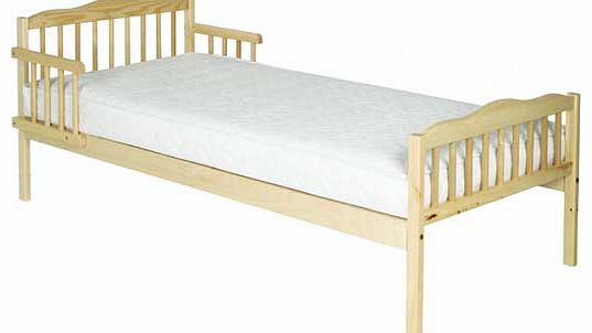 Natural Wood Toddler Bed - Natural