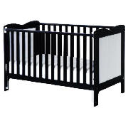 Stephanie Cot Bed, Black & White