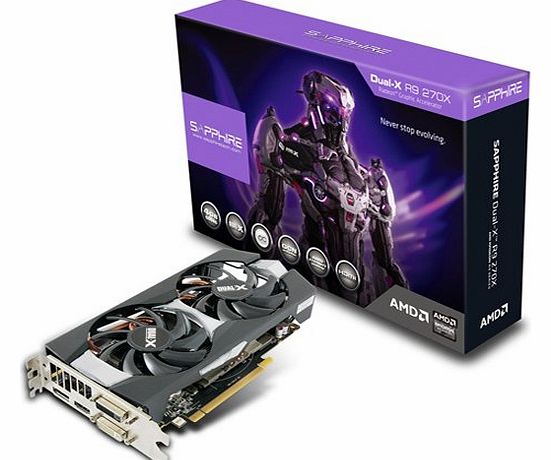 Sapphire (SAPAU) Sapphire R9 270X 4GB 1020MHz GDDR 5 PCI Express Graphics Card