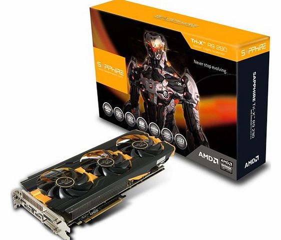  AMD R9 290 TRI-X OC Graphics Card (4GB, HDMI, PCI-E)