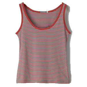 Striped Vest in Organic Cotton