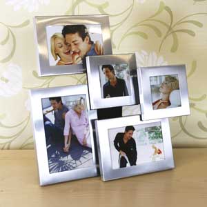 Satin Silver Collage Frame