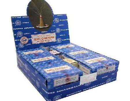 Satya Nag Champa Incense Cones, 12 Cones x 12 Packs