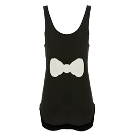 Sauce Black Bow Tank