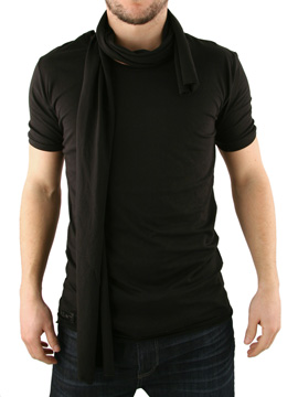 Black Keith Scarf T-Shirt