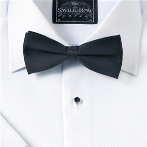 Savile Row Black Ready Bow Tie