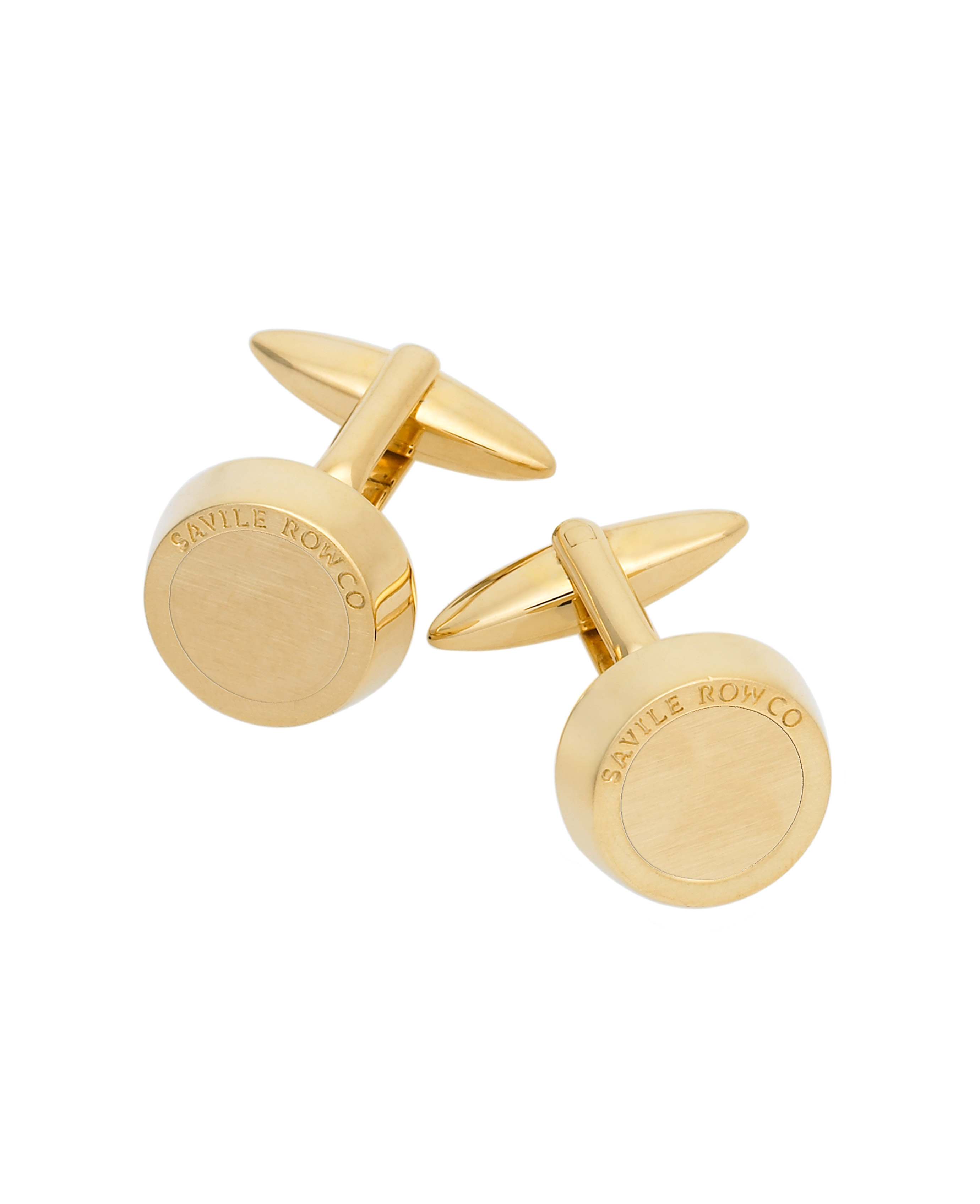 Chunky Gold Effect Cufflinks