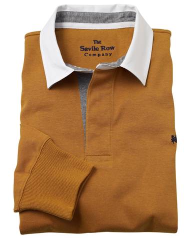 Savile Row Company Mustard Rugby Shirt