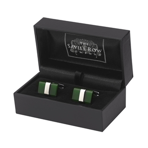 Green Cat` Eye Cufflinks