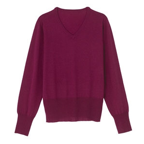 Magenta Jessica V-Neck Cashmere