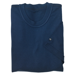 Savile Row Navy Bamboo Crew Neck Vest