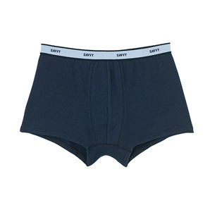 Savile Row Navy Bamboo Hipster Trunks