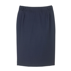 Navy Birdseye Ava Suit Skirt