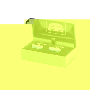 Savile Row Navy Bullet-Shaped Savile Row Co Cufflink