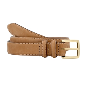 Savile Row Tan Nubuck Leather Belt