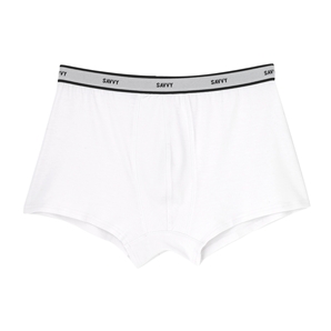 Savile Row White Bamboo Hipster Trunks