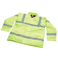 Hi Vis Motorway Jacket Yellow - Xxl