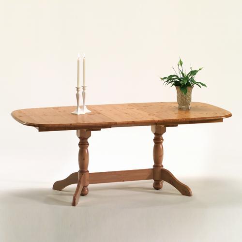 Knightsbridge Extending Oval Table inc. leaf