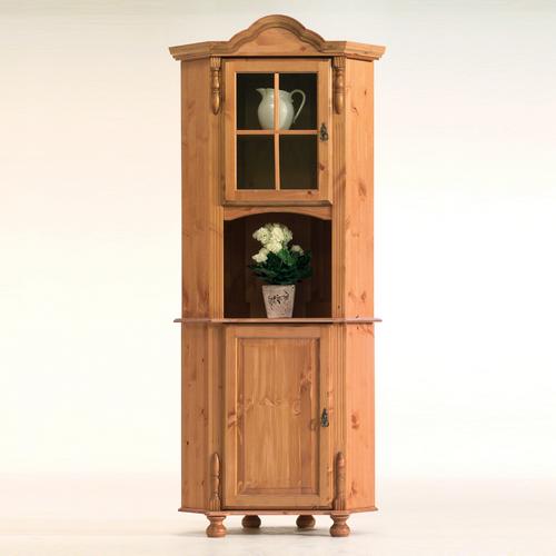 Skagen Tall Corner Display Cabinet