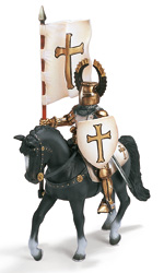 Schleich Standard-Bearer on Horse